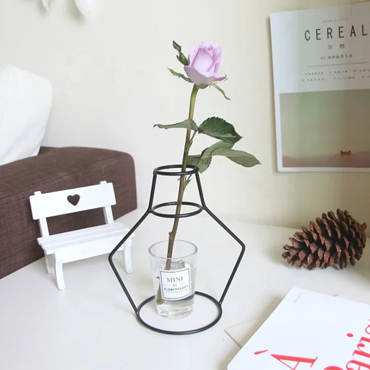 
Nordic Style Creative Crafts Ornaments Iron Vase For Home Decoration 