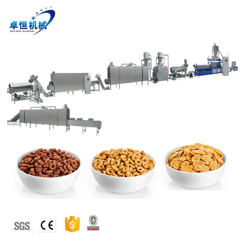 Healthy food corn flakes production line/cornflakes making machine with CE in China