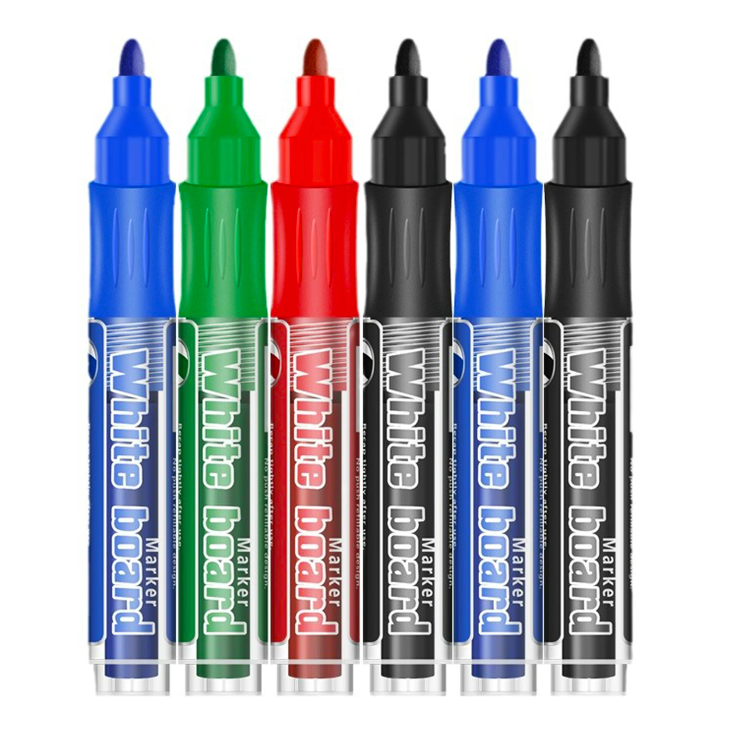Wholesale refillable design thick whiteboard marker pen big 4mm non toxic dry white board erase markers pens for office