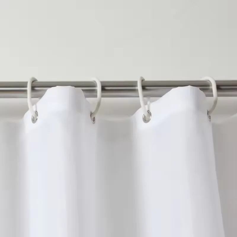 Wholesale Special Price Custom 3d Printed Christmas Bathroom Elegant Shower Curtain Polyester And Mat Sets