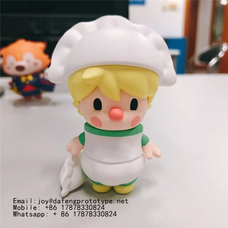 PVC trendy handmade injection molded blind box figurines, cartoon toys, mascots, resin crafts, ornaments