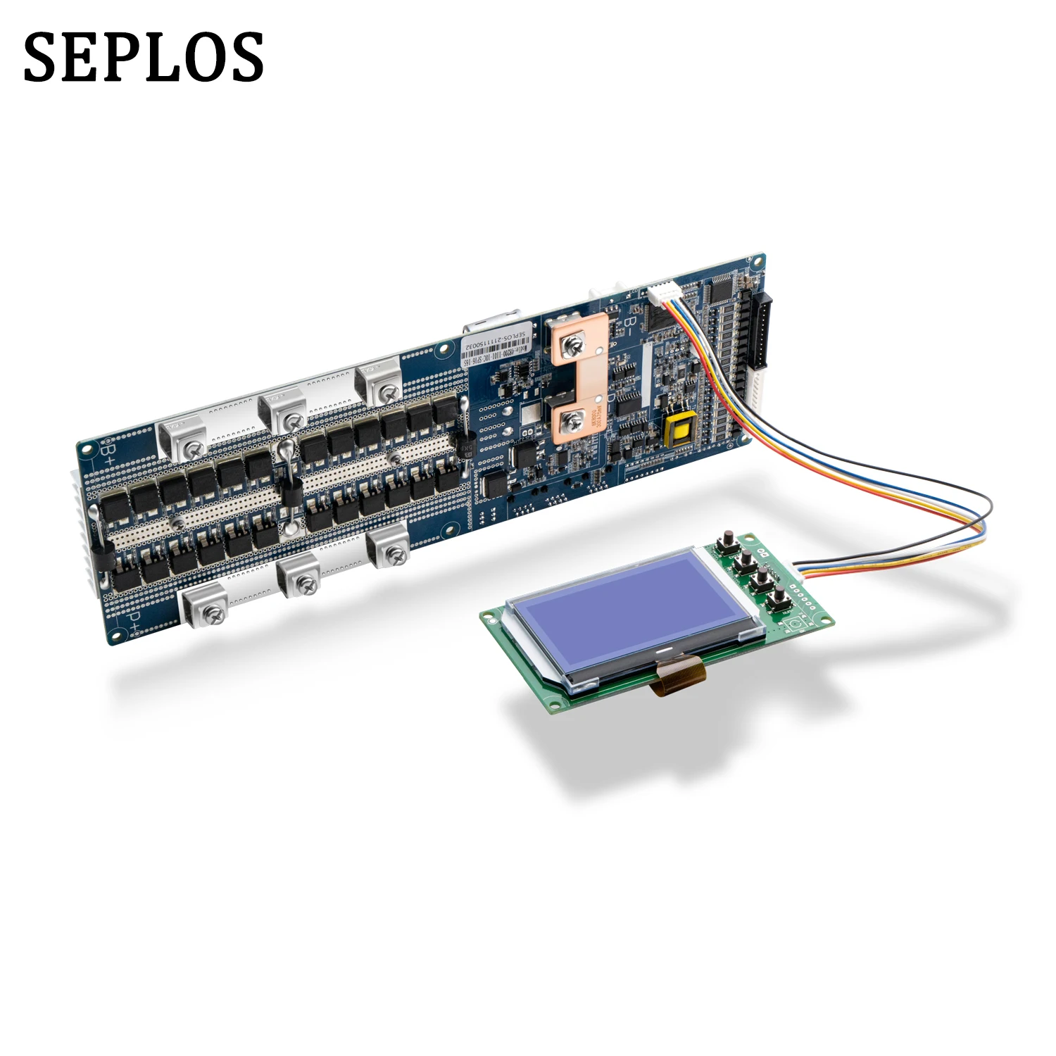 Seplos 50A/100A/150A/200A 24V/48V CAN/RS485 плата защиты аккумулятора литиевая интегрированная смарт плата 8s 16s 48V Lifepo4 BMS