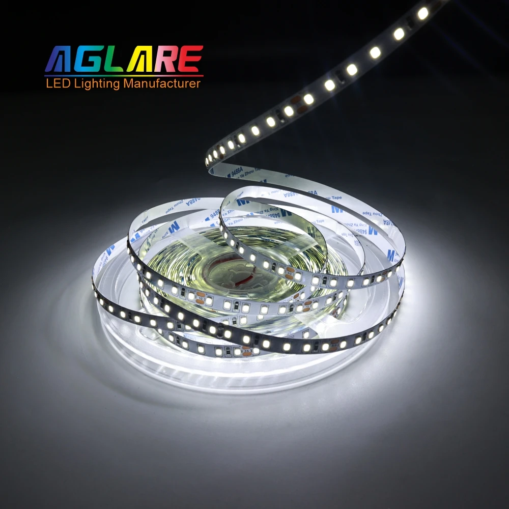 Быстрая доставка внутренняя подсветка телевизора белая 6000K 8 мм 24V 120Led/M 2835 Smd полосы света