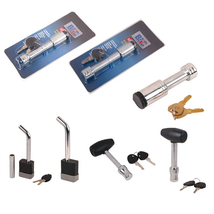 Steel Trailer Hitch Lock Receiver Lock