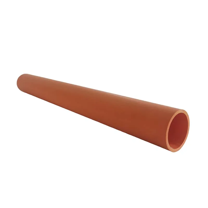 Orange High Density Pvc Resin Cpvc Plastic Power Cable Protection Pipe