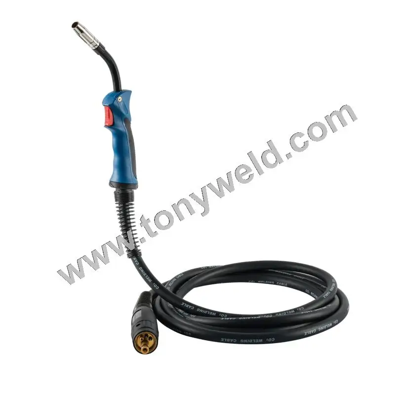 Type Flexible 15AK Mig Mag Torch Gun with Good Price cold welding3m/4m/5m