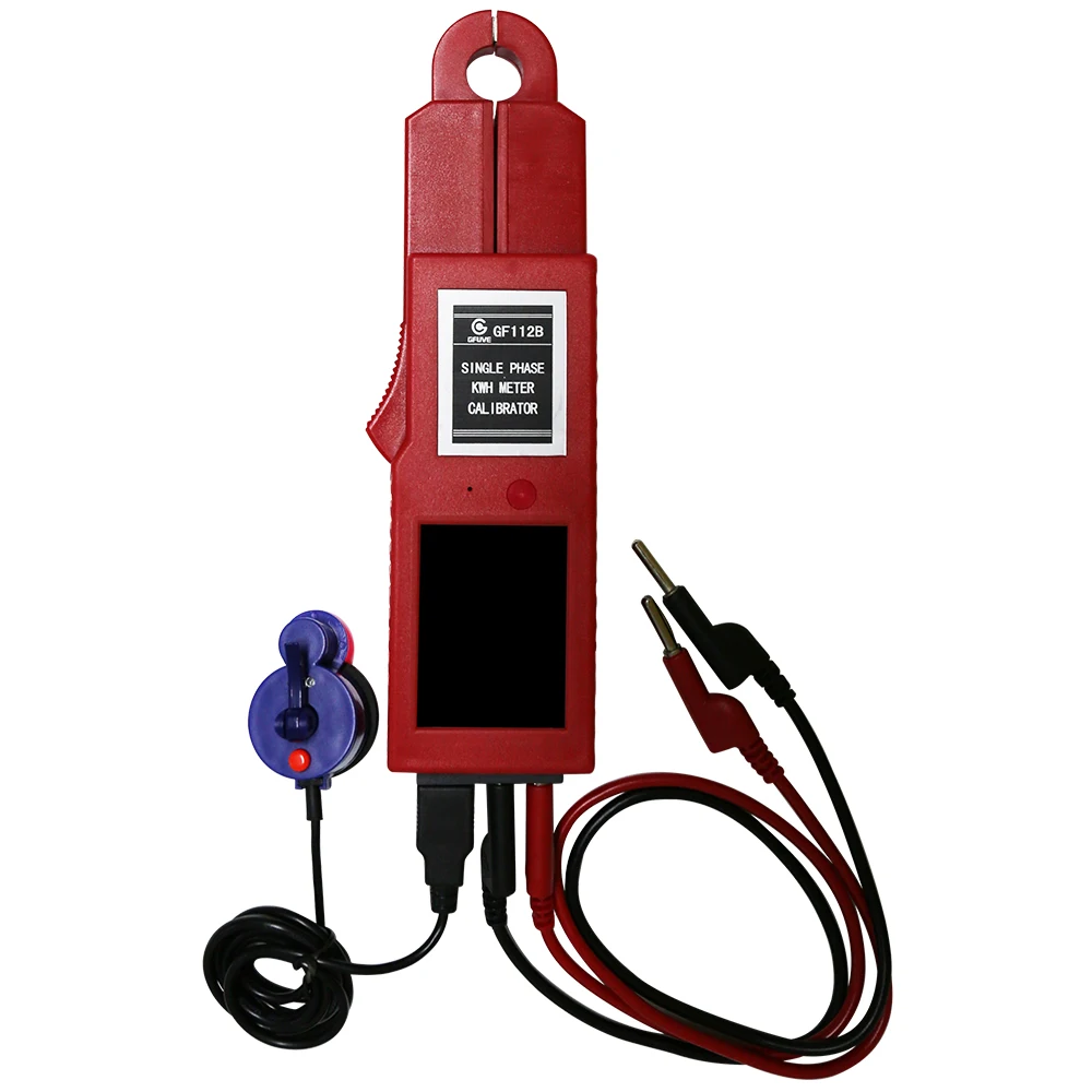 Single phase energy meter calibrator GF112B GFUVE , AC 1mA-120A/300V, 65Hz, lab field portable KWH Watt hour tester