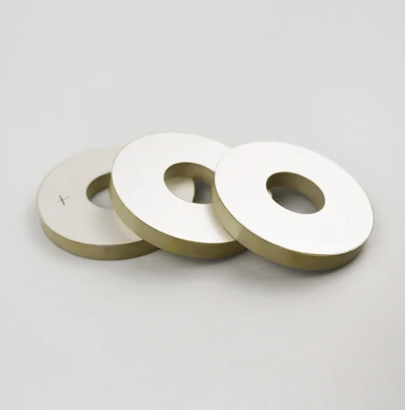 Manufacturer PZT4 PZT5 PZT8 Customized Ultrasonic Sensor Piezoelectric Ring
