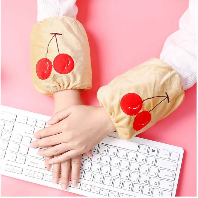 NEW Cute Newborn Baby Kids s Adults Oversleeve Dustproof Velvet Coat Sleevelet Cover Warm