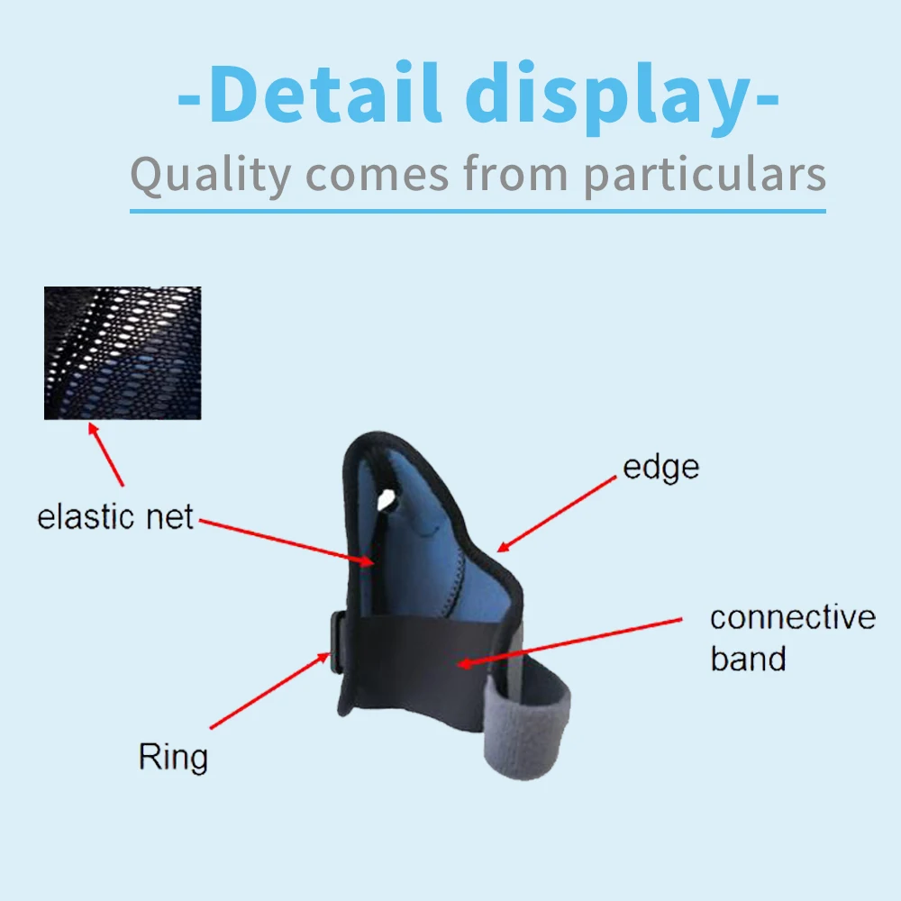 Medical Equipments Hot Selling Wholesale Adjustable  With Thumb Loop Thumb Brace Stainless Steel Ring Support Thumb Gloves