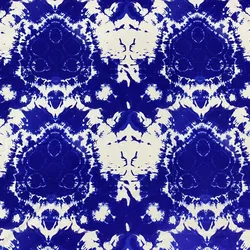 Hot Sale Blue Tie Dye Digital Printing Polyester Bullet Liverpoof Fabric for Bows