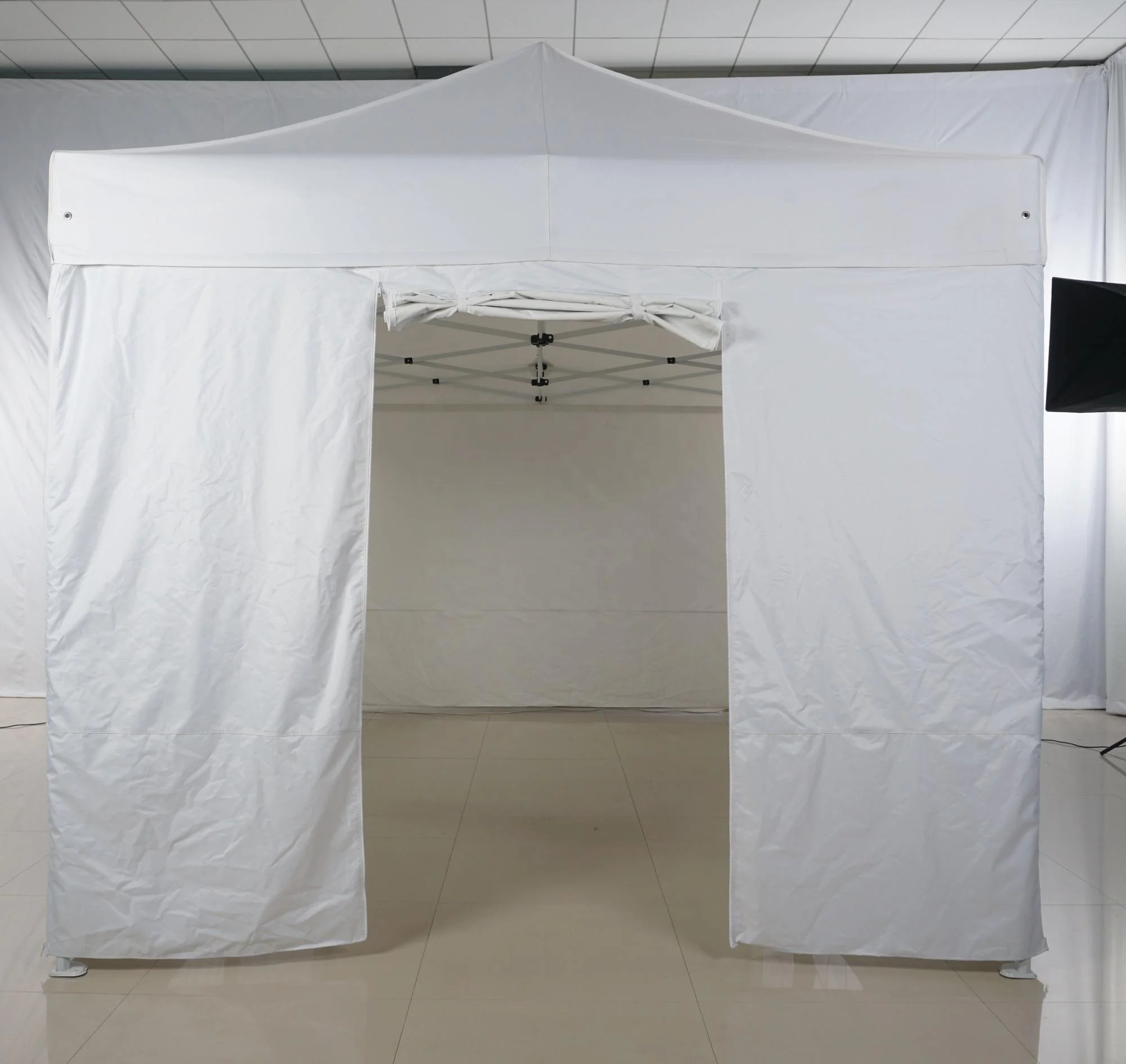 4X8M Large Folding Tent With Pvc Window gazebo And Roll Up Door Sidewall canopy