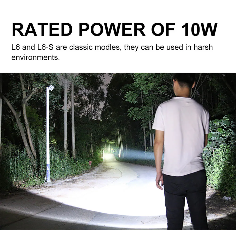 LED Outdoor 18650 battery p50 15w emergency led lights torch tactical flashlight