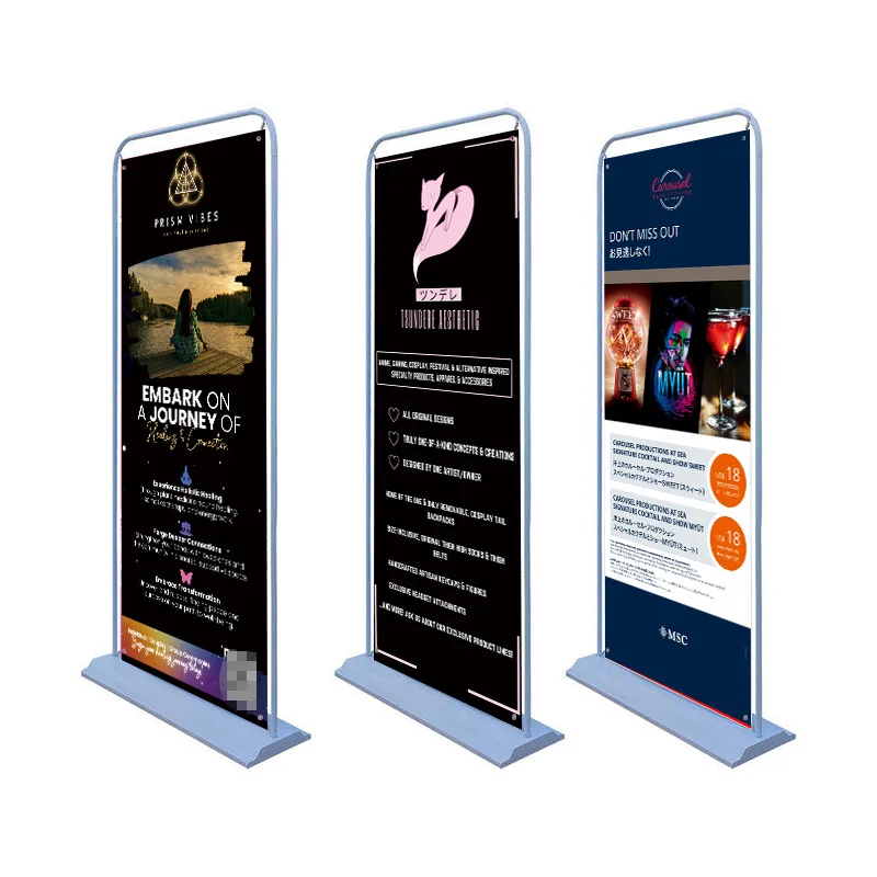 Outdoor Popular Gate Type Frame Wholesale Door Shape frame Water injection base Banner Stand for Advertising Exhibition posters