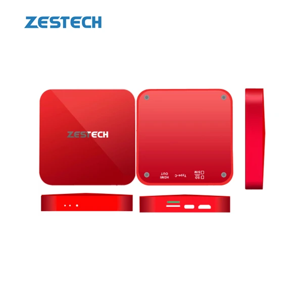 Автомобильный радиоплеер ZESTECH Android, беспроводной автомобильный адаптер Carplay, система Мультимедиа, AI Box