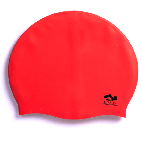 Custom Silicone Swimming Caps Protect Ear Waterproof Logo Printed Swimming hats