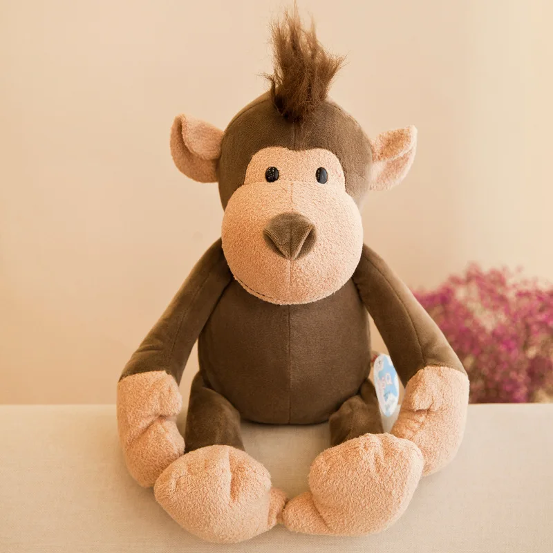 Custom Soft Toy Safari Jungle Animals Realistic Fox Lion Tiger Zebra Giraffe Stuffed Animal Plush Toy For Crane Machines