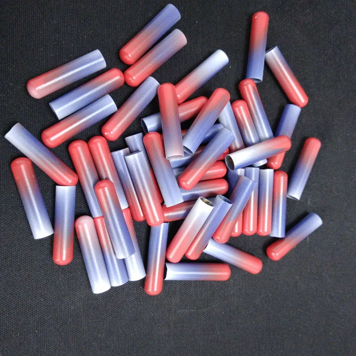 White fat shoe lace with silicon tip