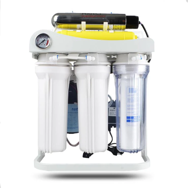 Reverse Osmosis Drinking Water Mineral Alkaline Filter Ionizer Machine Household UV Purifier