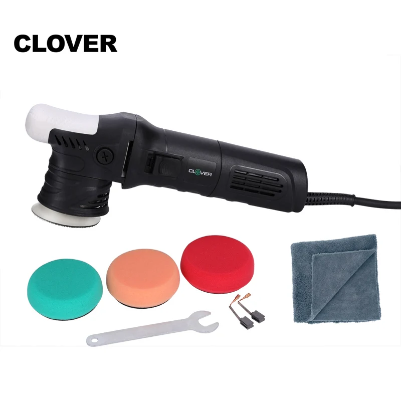 clover mini  dual action polisher 12 mm oem polishing machine with 3 inch backing plate