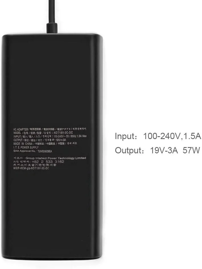 19V 3A AC Adapter Charger 57W Power Supply Cord For J B L Xtreme Charger NSA60ED-190300 ADS-60JIA-19-2 DT19V-3C-DC