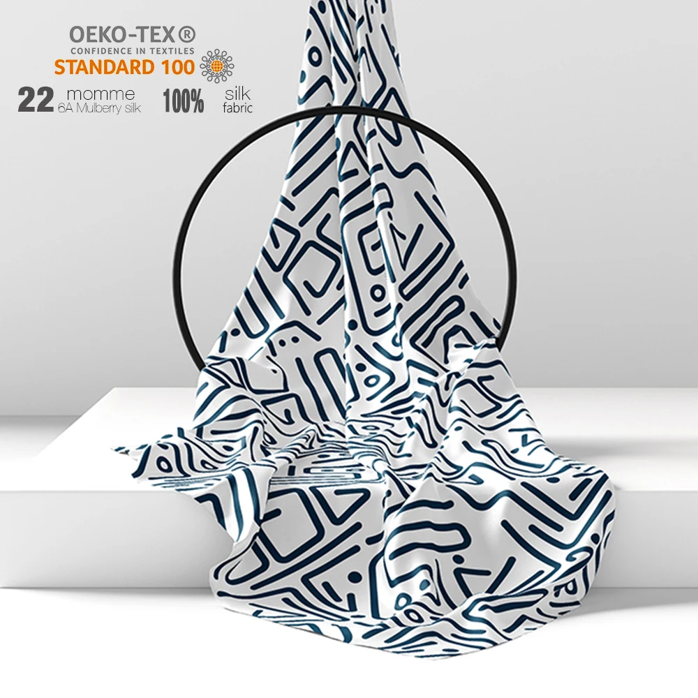 Wholesale Fashion Comfortable Customizable Natural Leopard Printed Silk Fabric