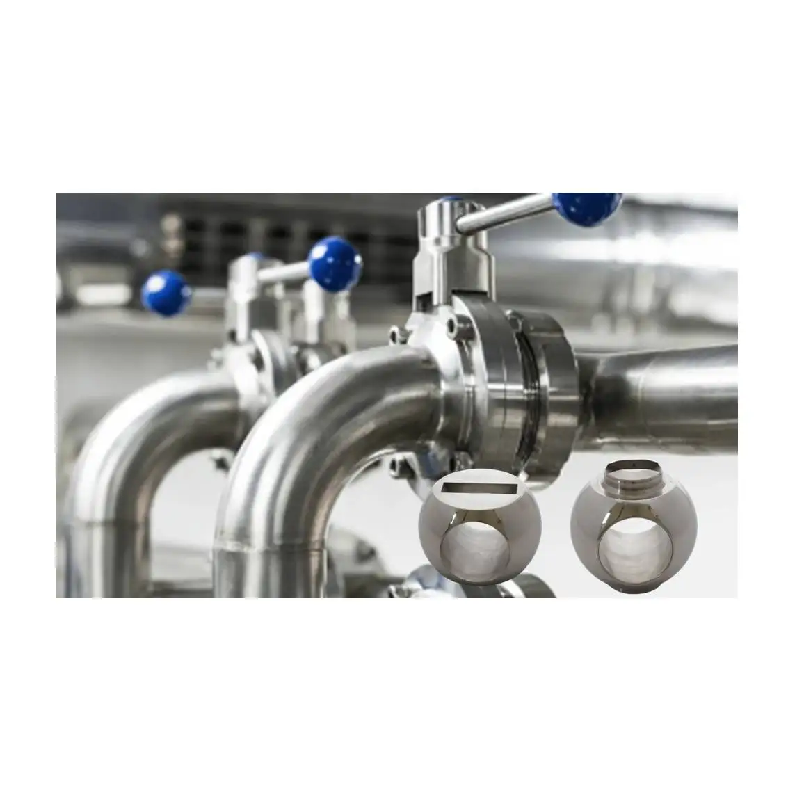 Factory Direct Valve Balls Part made in Brass Iron Stainless Steel 1/4 ball valve
