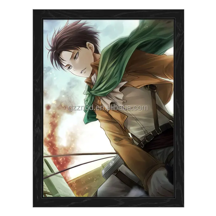 В наличии, 3D Японские Аниме, линзовидный плакат с быстрой доставкой