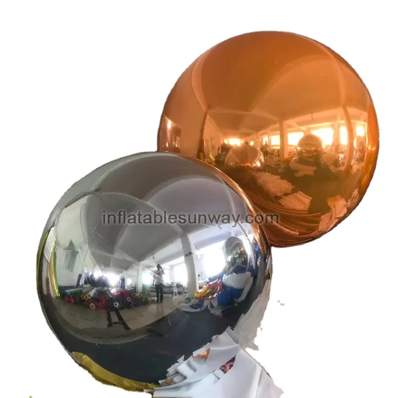 Открытый большой надувной зеркальный шар из ПВХ надувные рождественские Красочные Зеркальные шары для вечеринки событие пузырь