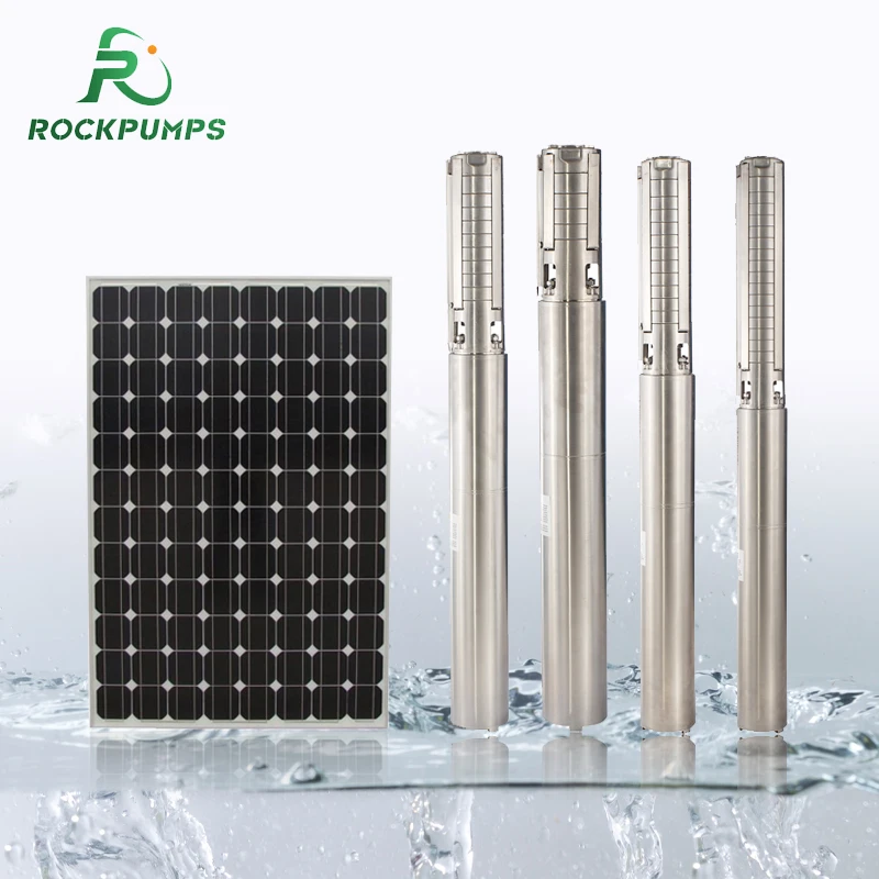 
solar power water pump, solar submersible pump, solar pump submersible 0.5-3hp ac dc hybrid 