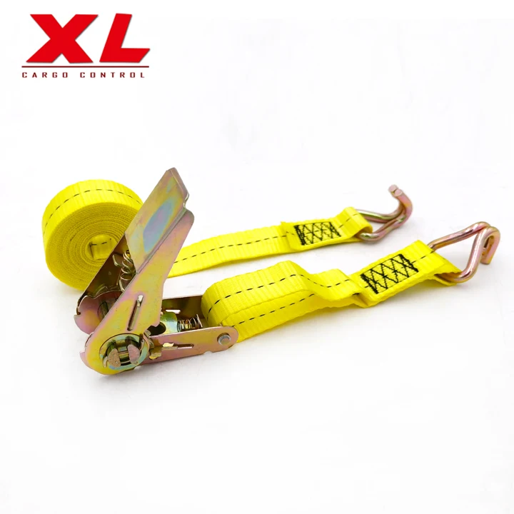 30mm 1.5 heavy duty lockable car truck binding transport strap cargo lashing belt load tension set tie down ratchet straps