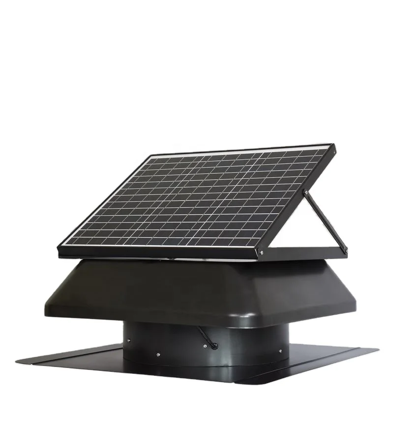 Solar fan with panel 60W, roof ventilation fan home use air cooler exhaust fan