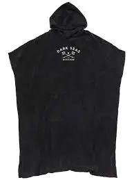
cotton poncho hoody towel custom embroidered surf poncho bathrobe 