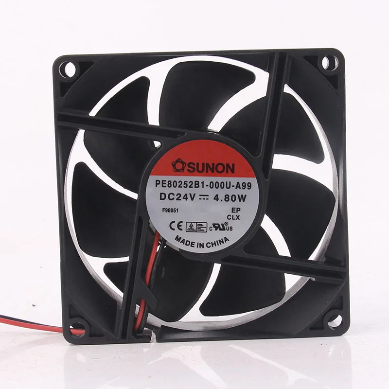 PE80252B1-000U-A99 F98051 EP CLX DC 24V 4 8 W центробежный промышленный вытяжной осевой безщеточный вентилятор