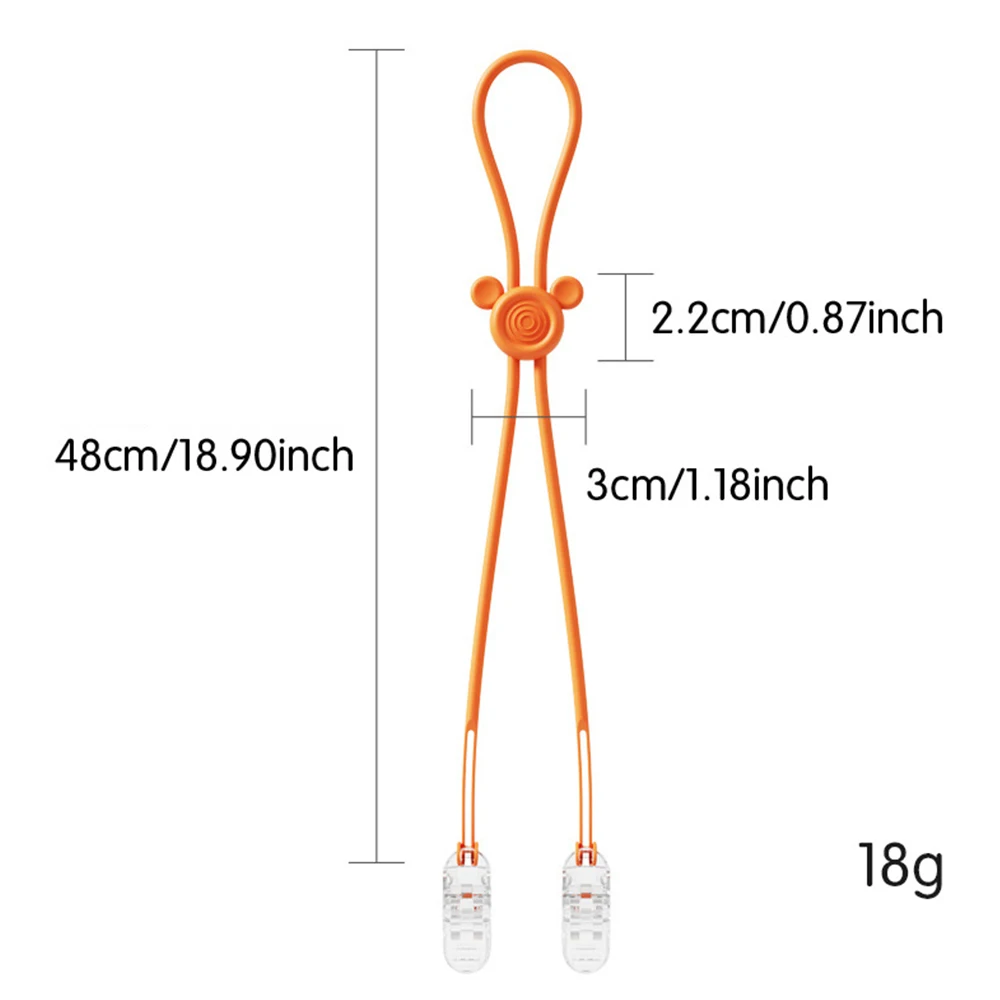 Factory Custom Sterilizable Dental Bib Clips Silicone Colorful Dentist Bib Holder Clip Napkin Holder Pacifier Clip