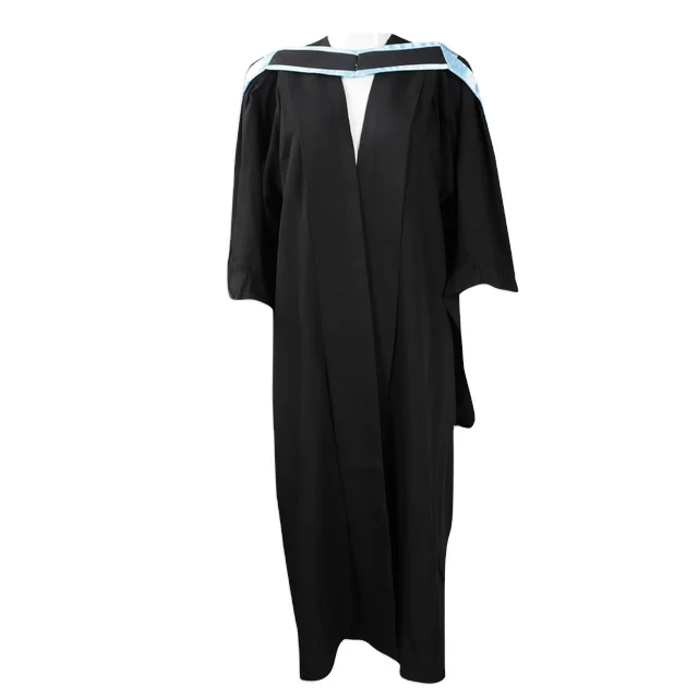Fast Delivery Design Your Own Logo Print Customized university academic graduation gown and regalia OEM