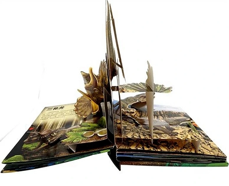 Детская 3d-книга мультяшная детская книга для