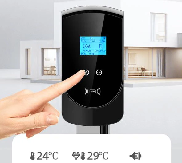 Зарядное устройство fisher EVSE для дома wallbox 7 кВт 32 А Тип 2 с сертификацией CE