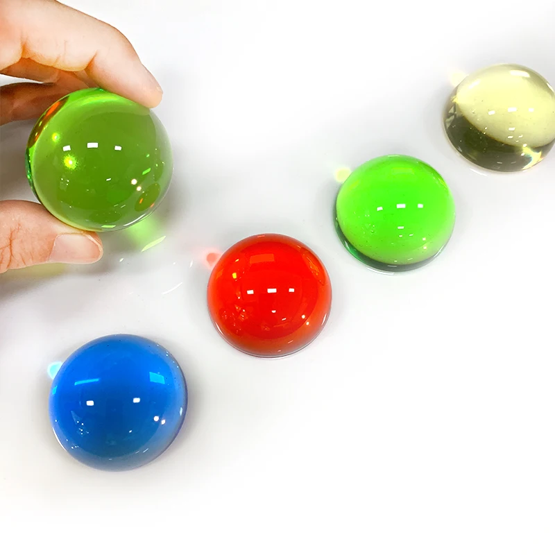 High quality translucence colorful customized acrylic dome  hemisphere for pretty gift