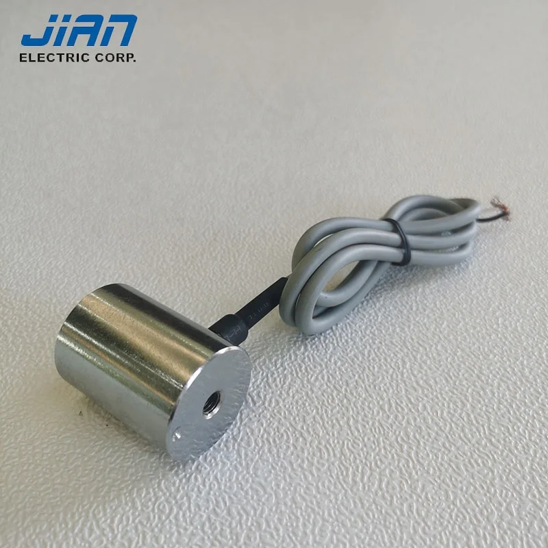 JSP-3040 24V 4 Вт сила удержания 20kgs(200N) круглый маленький нормальный электромагнитный присоски