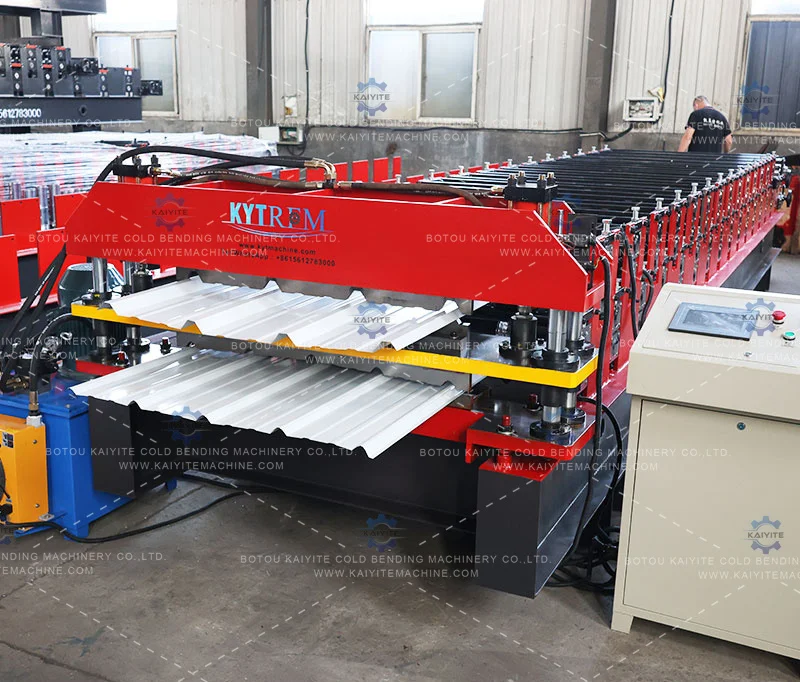 Double Layer 36 inch coverage Classic Rib/Ag 5 Rib panel and PBR panel roll former machine