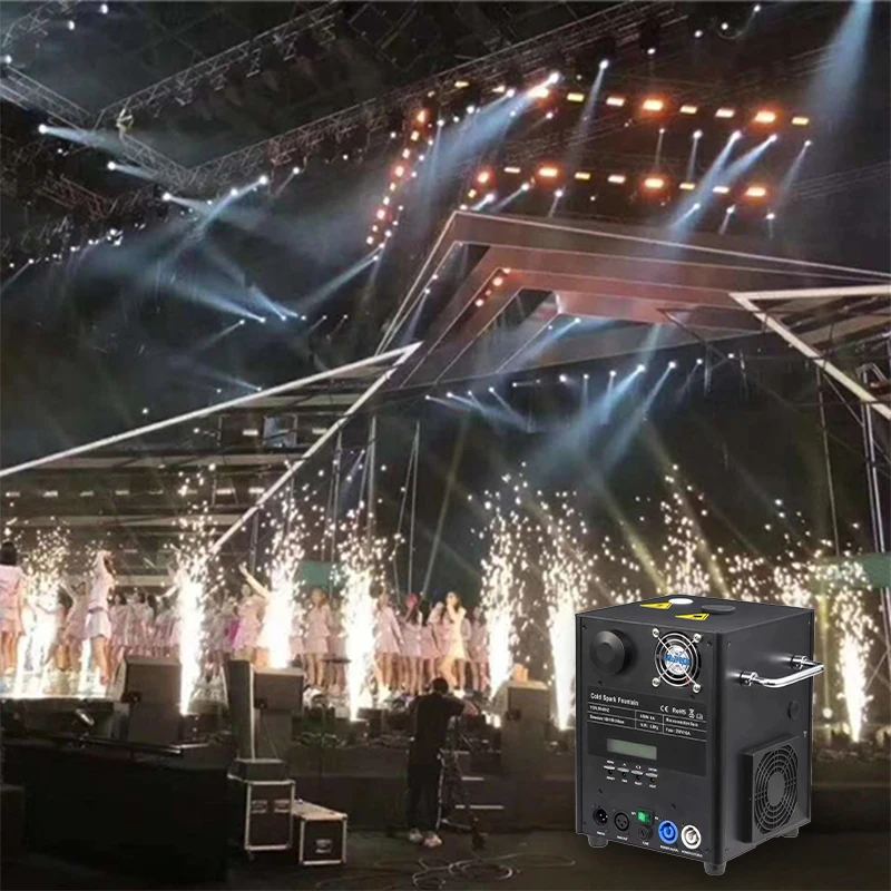 650W DMX remote cold sparkler fireworks machine wedding party cold spark machine