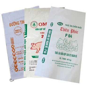 
PP woven bag sack custom printed PP plastic packaging bag for rice bag, agriculture feed flour 