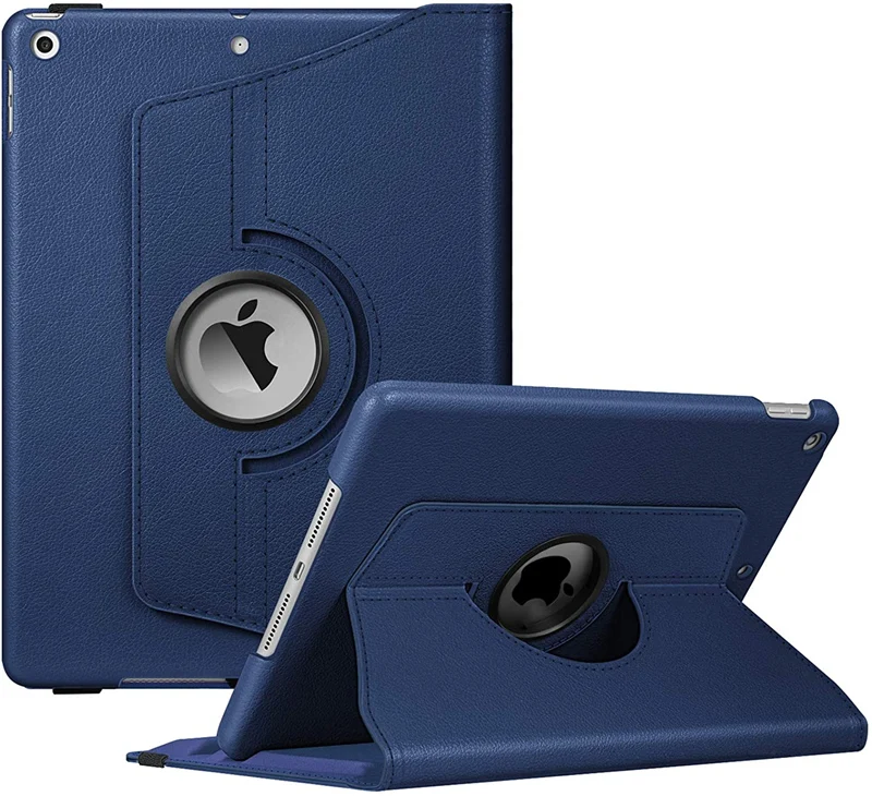 for iPad pro 12.9 2022 Case Rotating Leather Case Kids Protective Fund Para with Built in Pencil Holder Magnetic Auto Sleep