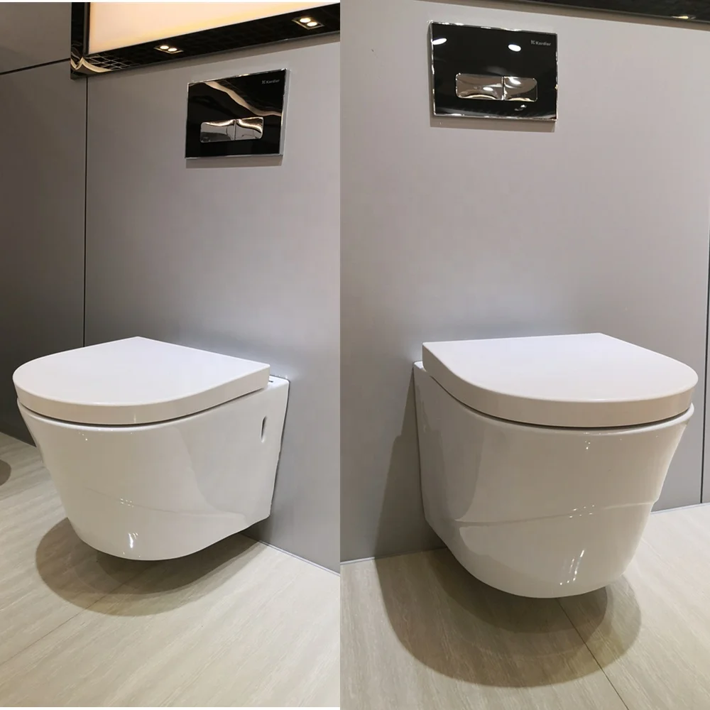 Wall mounted Hot sale Bathroom Ceramic flush toilet for concealed cistern