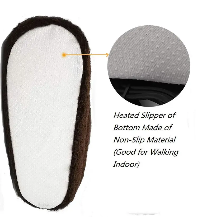 Heated Slipper Heating Insole USB Carbon Fibre Shoe Pad heated slippers usb for Foot Warmer Cold Relief