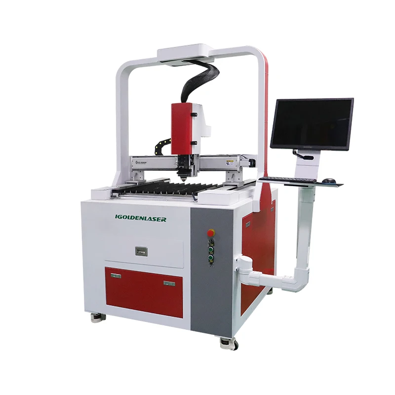 High precision fiber laser small metal jewelry cutting machine 1MM 2MM gold silver copper stainless steel
