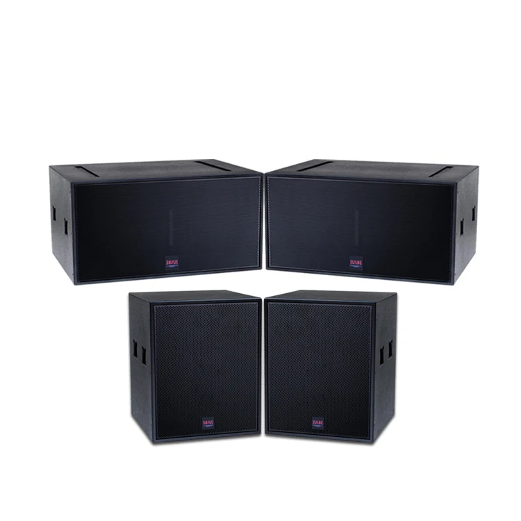 BOS-218 Professionalaudio2cvideo passive professional dual subwoofer 18' bass for dj sound system speaker