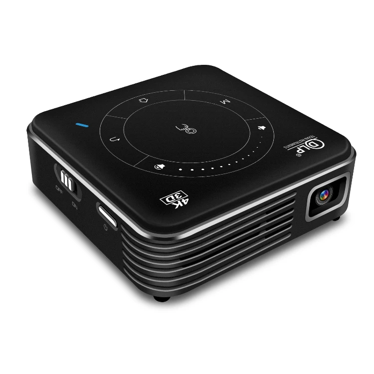  Проектор Moniel P11 DLP 4K Android 9 0 4 Гб + 32 ГБ Мини Портативный светодиодный проектор 2 4G 5G WiFi BT 3D для домашнего