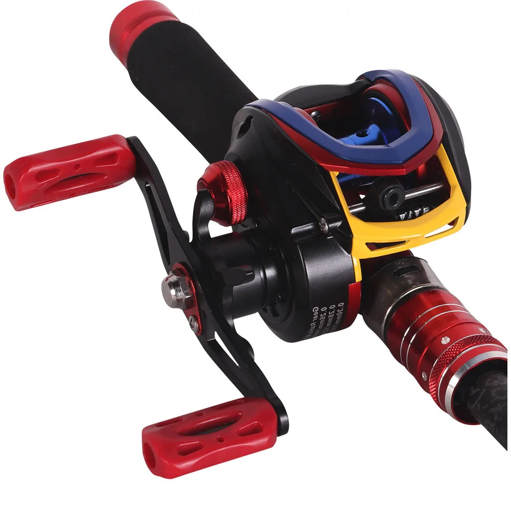 KN200 Long casting distance 19+1BB 8.5:1 GEAR RATIO Full metal Coil Baitcasting Fishing Reel of Freshwater Fishing wheels